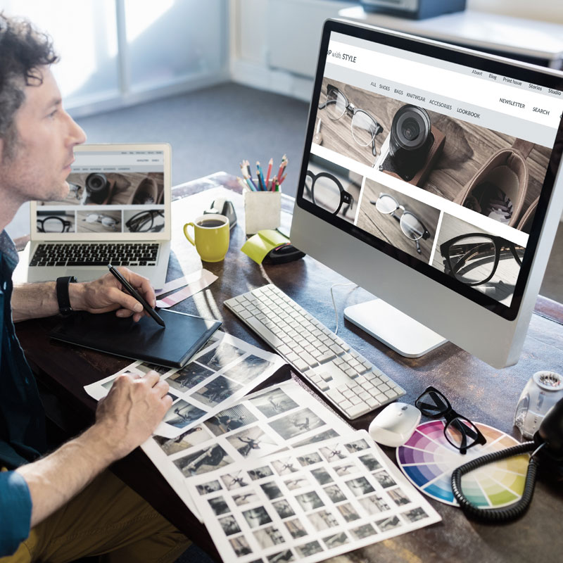 Creación de sitios web comerciales