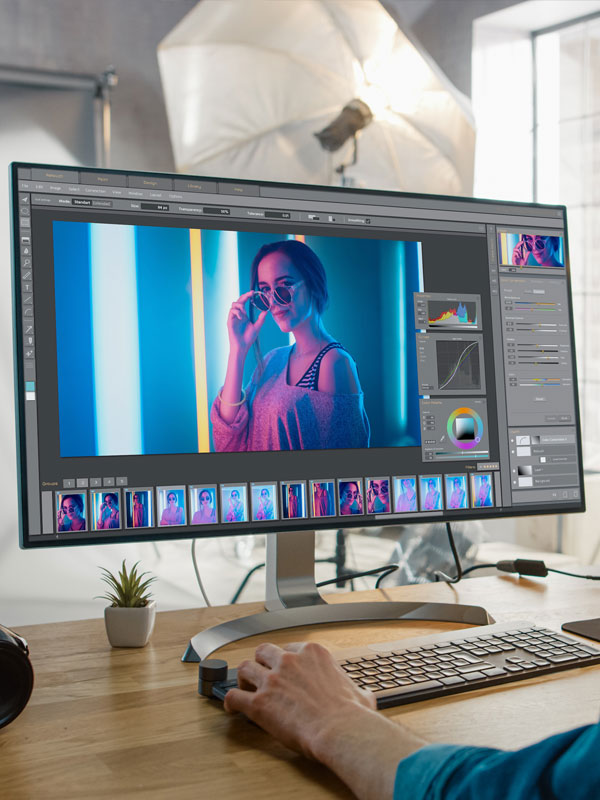 Entrenamiento de software de Photoshop